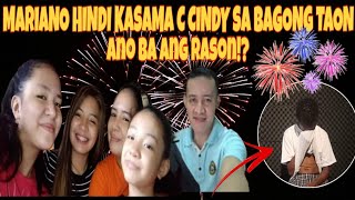 MARIANO hindi kasama c Cindy sa bagong taon  SY TALENT ENTERTAINMENT [upl. by Dyana65]