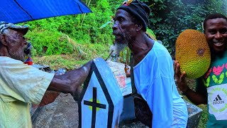 GRAVE DIGGING IN THE HILLS OF JAMAICA AN RUM DRINKING [upl. by Ashlie]