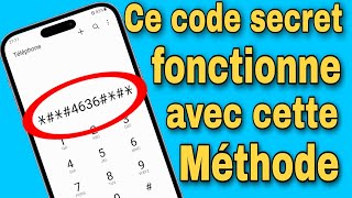 Ce code secret fonctionne sur TOUS les smartphones avec cette méthode 4636 [upl. by Olette423]