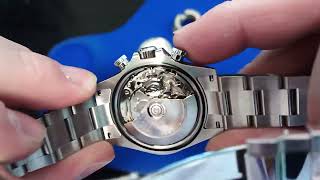 A LOOK INSIDE THE SUGESS DAYTONA HOMAGE AUTOMATIC CHRONOGRAPH MOVEMENT 7750 CLONE LINKDESCRIPTION [upl. by Le]