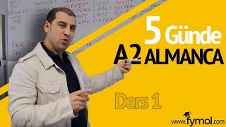 5 günde A2 Almanca Öğreniyorum Ders 1 Online Almanca Kursu [upl. by Alaek857]