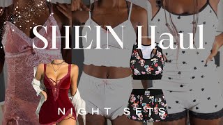 Shein Nightwear Haul Finding The Perfect Night Set 2024 Edition  Majesty Nasty [upl. by Denzil]