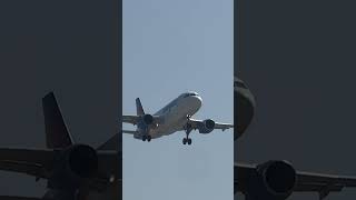 Plane Spotting Allegiant Airlines arriving at LAX airport aviation airport [upl. by Chance]