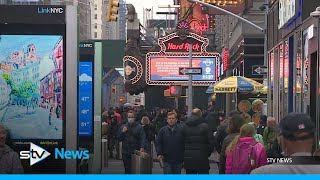 Scots descend on New York City as Tartan Week celebrations get underway [upl. by Gascony710]