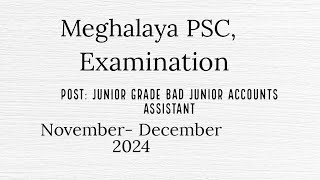 MPSC Examination post Junior grade bad junior accounts Assistant [upl. by Atinej]