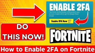 How to Enable 2FA on Fortnite StepbyStep  Keep Your Account Secure [upl. by Cirone]