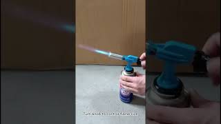 How to use Butane Gas Torch [upl. by Dominic]