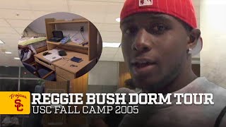 2005 USC Football Reggie Bush Dorm Tour Fall Camp 05 [upl. by Ahsitaf]