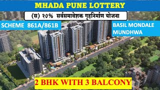 MHADA Pune Lottery 2024  Basil Mondale Mundhwa  Scheme 861A861B mhada mhadalottery [upl. by Annez906]