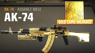 How to Unlock Gold Camo for the AK74 in BlackOps 6  Fastest Method amp Tips [upl. by Lulita]