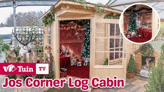 Jos Corner Log Cabin  Santas Grotto  TUIN [upl. by Ynettirb]