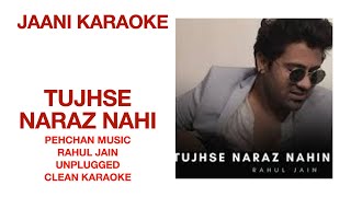 Tujhse Naraz Nahi Zindagi  Rahul Jain  Unplugged Cover KaraokeWith Scrolling Lyrics Eng [upl. by Riley]