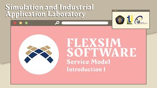 SOFTWARE FLEXSIM Service Model  Intoduction 1 [upl. by Chicky]