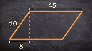 How to find the area of a parallelogram using the pythagorean theorem [upl. by Wynn250]