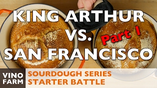 Sourdough Battle  King Arthur vs San Francisco  Part 1 [upl. by Aicilla893]