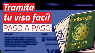 Solicitar la visa a Estados Unidos desde México tutorial paso a paso [upl. by Noxas389]