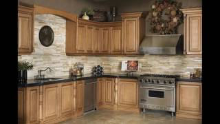 Stone backsplash designs kitchens [upl. by Yanrahc]