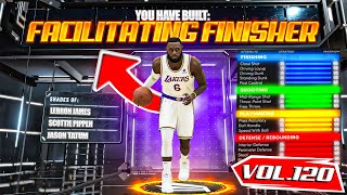 BEST FACILITATING FINISHER BUILD ON NBA 2K22 RARE BUILD SERIES VOL 120 [upl. by Hnaht]