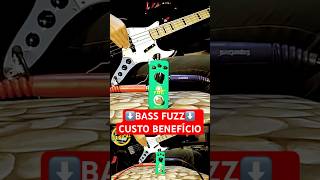 Bass Fuzz Custo Benefício  IGUAL Zvex WOOLLY MAMMOTH shorts [upl. by Purdum]