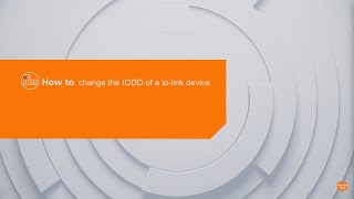 Change the IODD of an IOLink device [upl. by Masson]