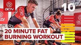 20 Minute Fat Burning Workout  High Intensity Interval Training [upl. by Ahsinet647]