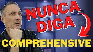 NUNCA Diga COMPREHENSIVE Para Dizer Compreensivo Em Inglês [upl. by Beauchamp853]