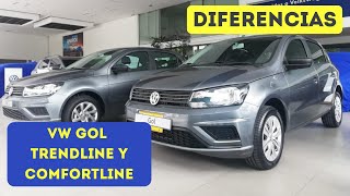 🔥🚗¿Cuáles son las diferencias entre Volkswagen Gol Trendline y Comfortline [upl. by Hayidah]