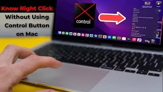 How to RightClick on a MacBook Without Using the Control Button [upl. by Noived]