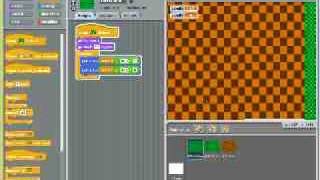 How to make a two axis scrolling game with scratch [upl. by Siraf]