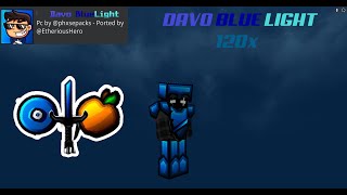 Davo Blue Light 128x MCPE PvP Texture Pack [upl. by Tica303]