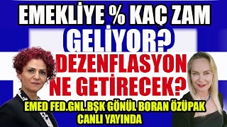 Emekliye  Kaç Zam Geliyor  Dezenflasyon Ne Getirecek [upl. by Ahseat]