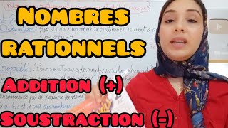 les nombres rationnels addition et soustraction شرح مبسط للدرس [upl. by Halpern]