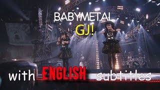 BABYMETAL  GJ English subtitles  Live FANCAMPROSHOT Compilation [upl. by Eenrahc]