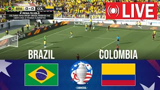 🔴 LIVE  Brazil vs Colombia  Copa America 2024  Match Live Now [upl. by Robinetta369]