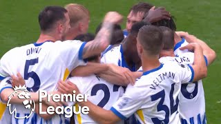 Danny Welbecks diving effort puts Brighton in front of Man United  Premier League  NBC Sports [upl. by Ase962]