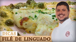 FILÉ DE LINGUADO AO MOLHO DE ALCAPARRAS com Raul Lemos  DICAS MASTERCHEF [upl. by Niar]