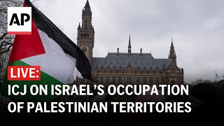 ICJ Day 5 LIVE Top UN court hearing on Israel’s occupation of Palestinian territories [upl. by Natalia]