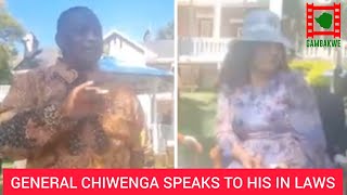 General Chiwenga speaks at his new in laws home in Bulawayo [upl. by Johnathan]