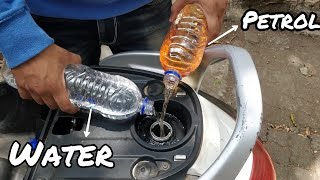 Water  Petrol mixing [upl. by Gaw]