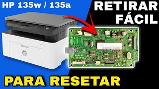 COMO TIRAR A PLACA HP 135a 135w v3820115 P RESET USO SEM CHIP hp135 [upl. by Nallaf]