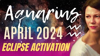 Blessings in Home Money and Earnings 🔆 AQUARIUS APRIL 2024 HOROSCOPE [upl. by Ayenat737]