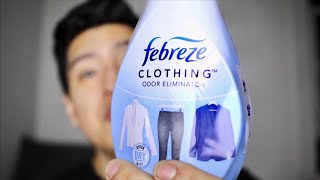 Febreze Clothing Odor Eliminator Smells 🥳 [upl. by Htenaj432]