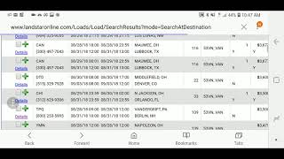 Landstars live load board [upl. by Ennoitna]