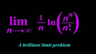 A brilliant limit problem [upl. by Heid384]