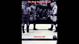 The Rock Destroys Brock Lesnar WWF wweraw wwenetwork therock therockfans shortvairalvideo [upl. by Medardas]