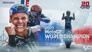 Fabio Quartararo is the 2021 MotoGP World Champion [upl. by Hsivat315]