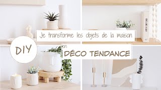 DIY déco  Je transforme des objets de la maison en déco tendance [upl. by Codee]