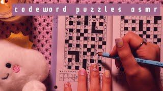 ASMR CODEWORD Puzzles 😴 1 HOUR 🌙 Close Whispering 💤 Cozy amp Relaxing 💗 For Sleep [upl. by Nnylaj]