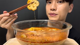 SUB 얼얼한 마라탕 먹방 Spicy Malatang Mukbang 🔥🍜 [upl. by Loella202]