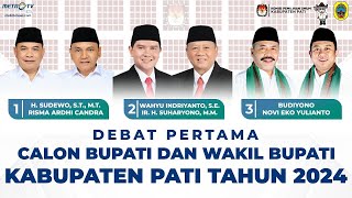 FULL DEBAT PERTAMA CALON BUPATI amp WAKIL BUPATI KABUPATEN PATI TAHUN 2024 [upl. by Atiuqehs]